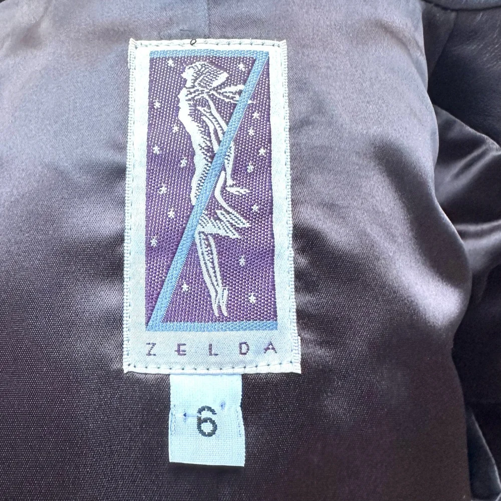 Zelda Genuine Leather Jacket 6 - Picture 9 of 11